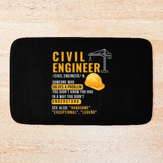 Civil Engineer Bath Mats