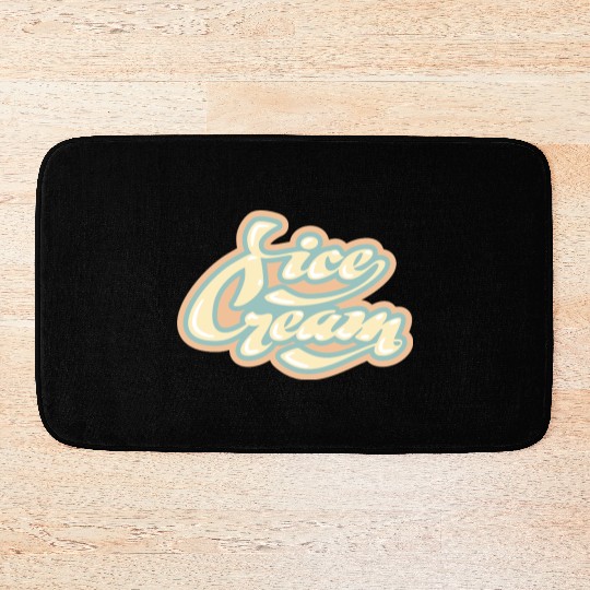 Whimsical Ice Cream Delight Bath Mats