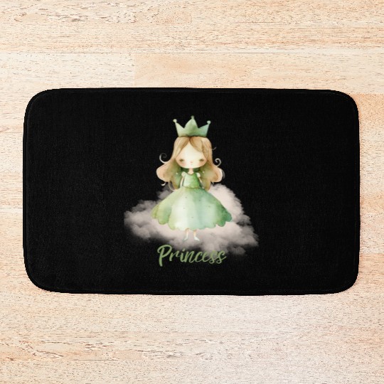 Princess Baby Bodysuit, Cute Infant Jersey One Pie Bath Mats