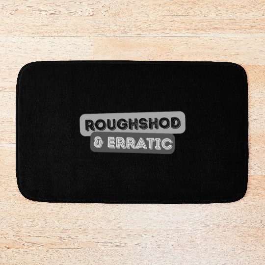 Roughshod & Erratic Punk Chaos Wild Energy Bath Mats