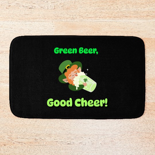 Green Beer Good Cheer Bath Mats