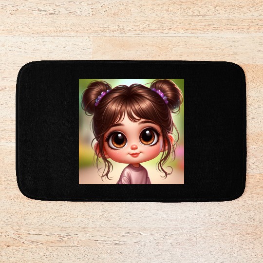 SPARKLY BROWN EYES Bath Mats