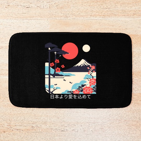 Japan Inspired Unisex Bath Mats, From Japan with love