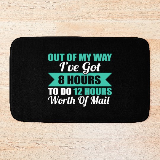 Postal Worker Postal Service Bath Mats