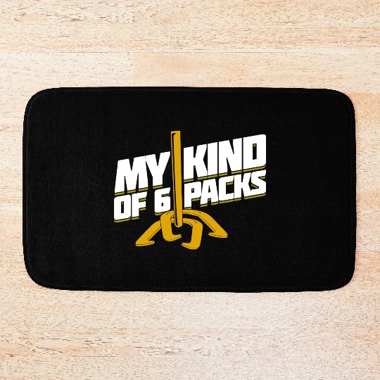 Horseshoe Pitching Bath Mats