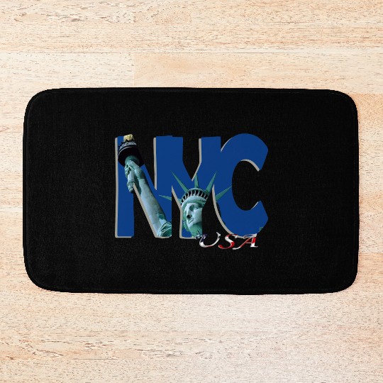 Art of Statue of Liberty Bath Mats