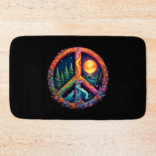 Peace on Earth Bath Mats