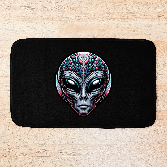 Mutant Grey Alien Bath Mats