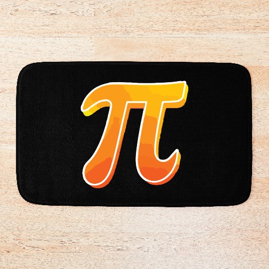 Pi Day Math Lover – Geeky & Fun Design Bath Mats