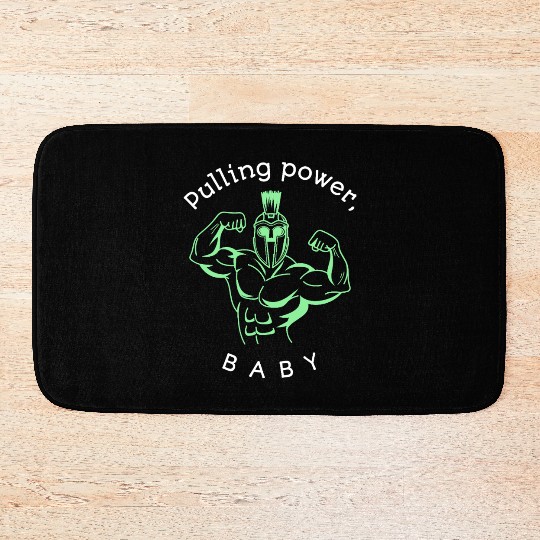 Gym workout merch Bath Mats