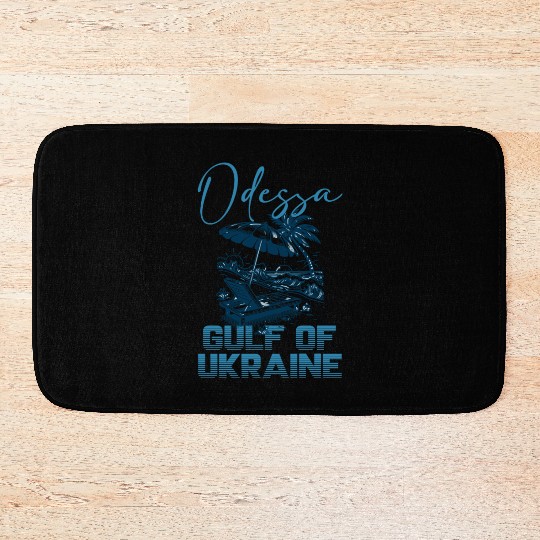 Black sea Beach Ukraine Odessa Bath Mats