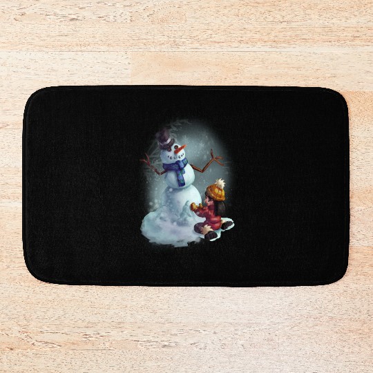 snowman Bath Mats
