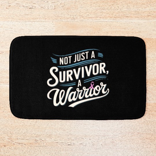 Cancer Survivor Chemotherapy Chemo Beat Cancer Bath Mats