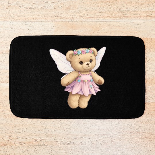 Teddy bear fairy Bath Mats