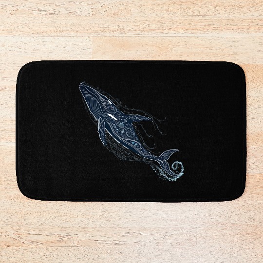 Blue Whale Bath Mats