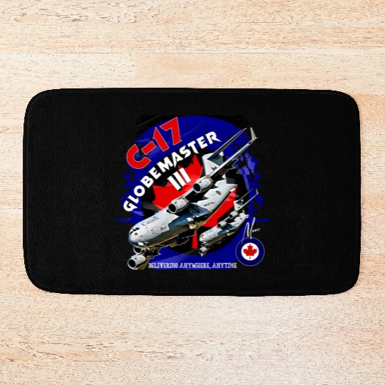 Royal Canadian Air Force C-17 Globemaster Bath Mats