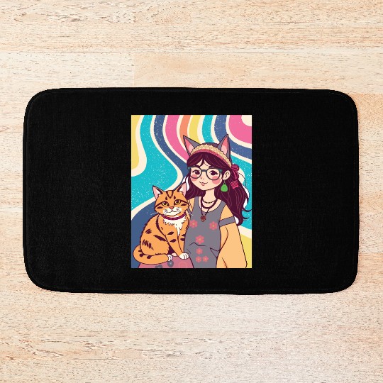 CAT MOM Bath Mats