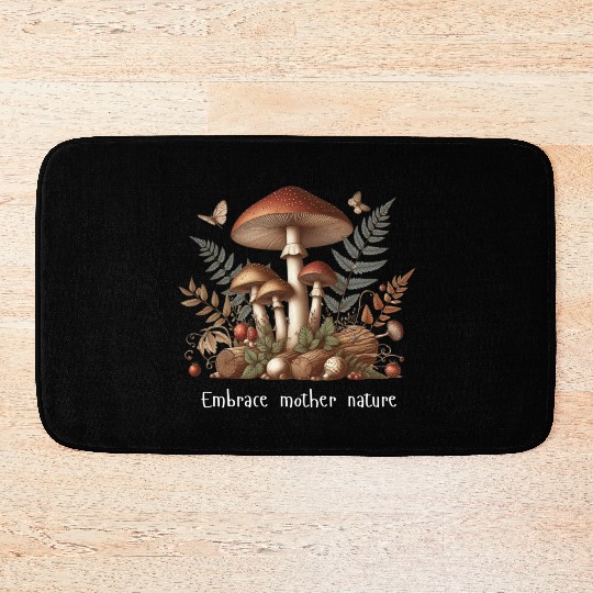 Embrace Mother Nature Mushroom Bath Mats