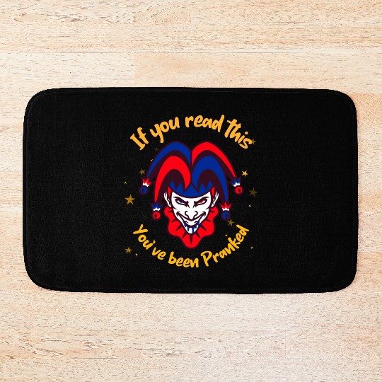 April 1st Prank Bath Mats Unisex Bath Mats | Fun Gift