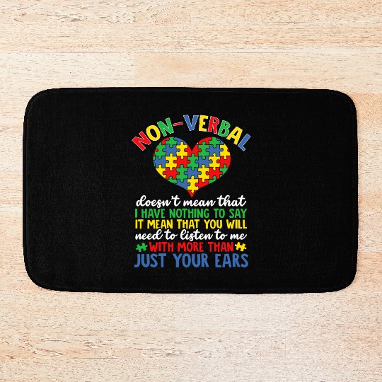 Support Autistic Adults Kids Bath Mats