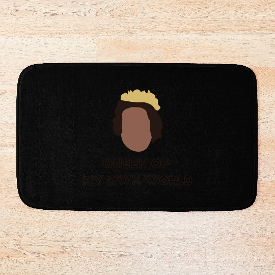 Queen of My Own World - Women's Day Bath Mats