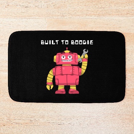Dancing Robot | Built to Boogie | Unisex | Bath Mats