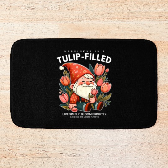 Tulip-Filled Happiness – Bloom Brightly Bath Mats