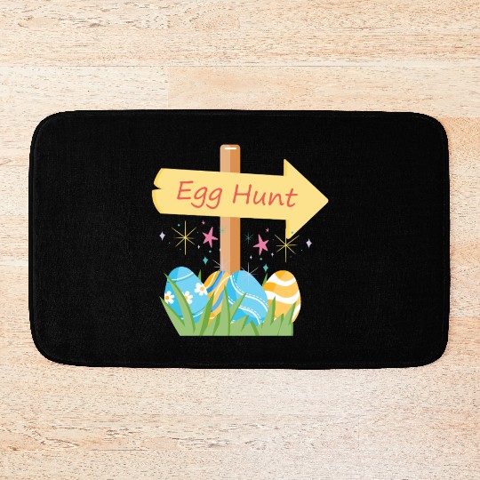 Egg Hunt Adventure – Fun & Festive Easter Apparel Bath Mats
