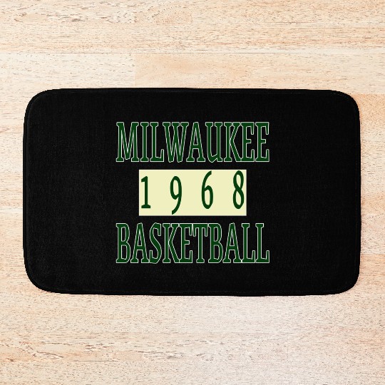 Milwaukee Basketball 1968 Classic Bath Mats