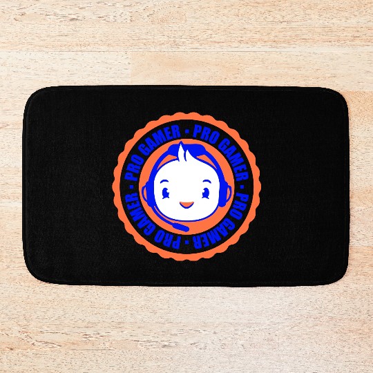 Duck Pro Gamer Logo Gaming Headset Console Game Bath Mats