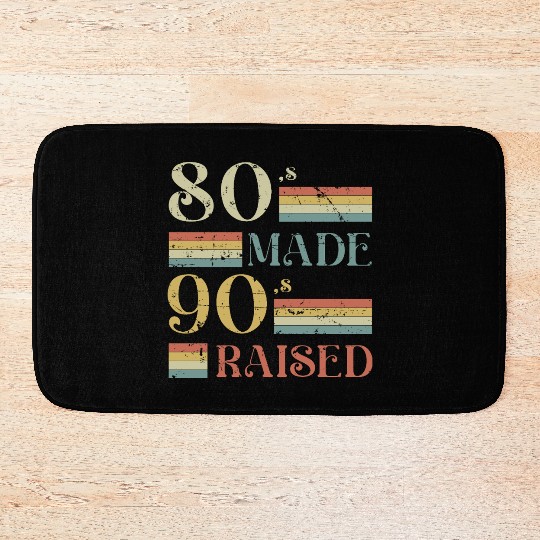 Classic 80's Made 90's Raised old vintage retro Bath Mats