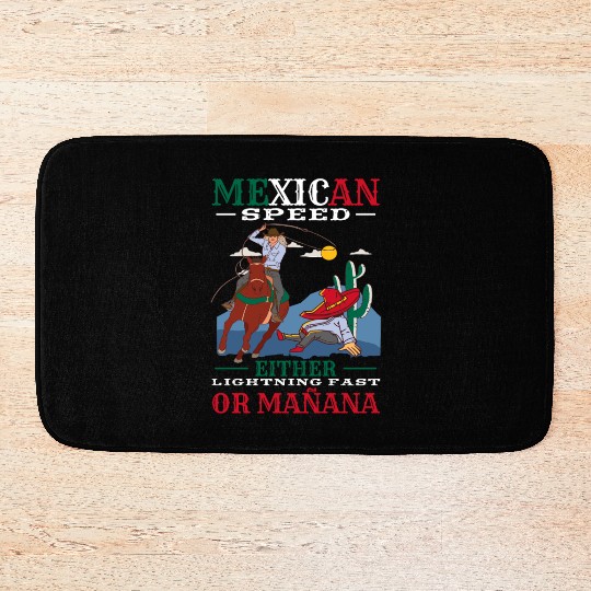Mexico Themed Costume For Hispanic Heritage Month Bath Mats