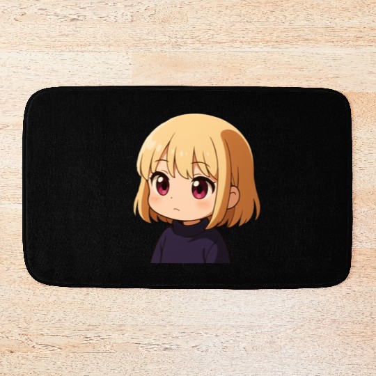 Cha Hae-In chibi version Bath Mats