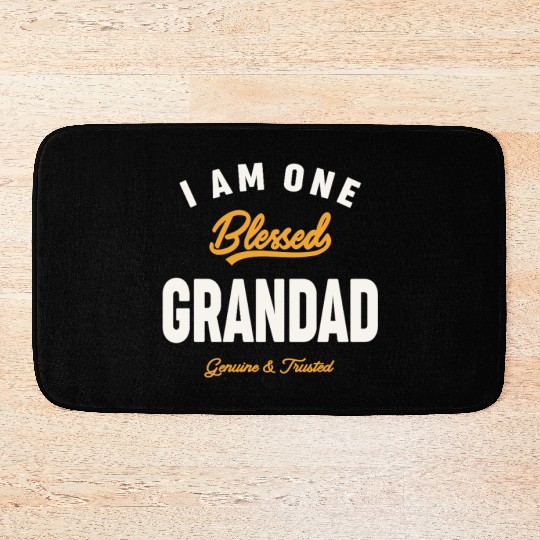 I Am One Blessed Grandad Dad Grandpa Bath Mats