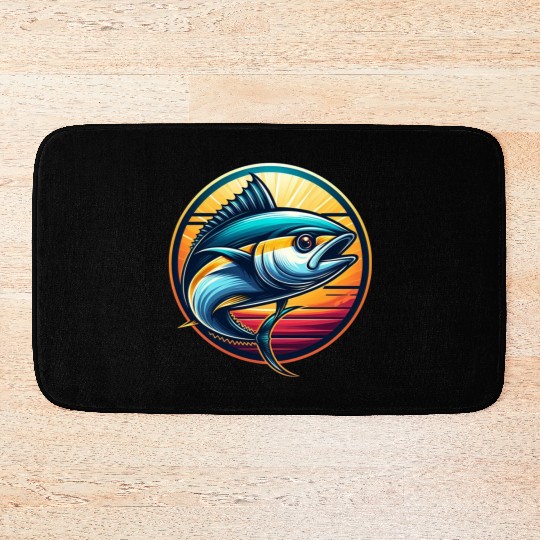 Yellowfin Tuna – Ocean Wanderer Bath Mats