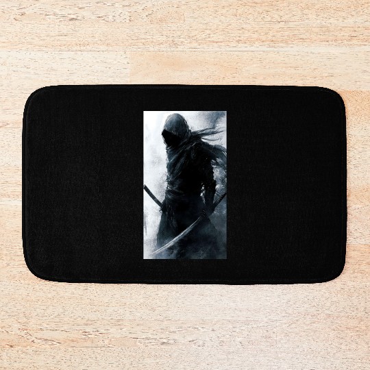 Shadow Blade Warrior Bath Mats