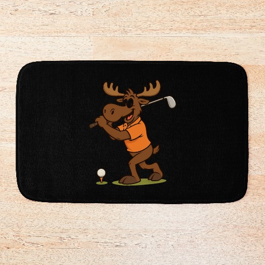 Happy Moose Golf Bath Mats