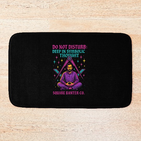 Do Not Disturb: Deep in Symbolic Thought Bath Mats