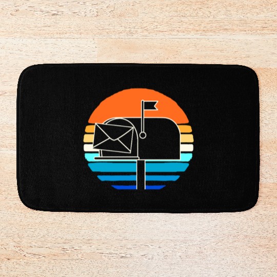 Postal Worker Mailbox Postman Bath Mats