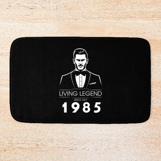 40th birthday Living Legend (GENT) since 07/1985 Bath Mats