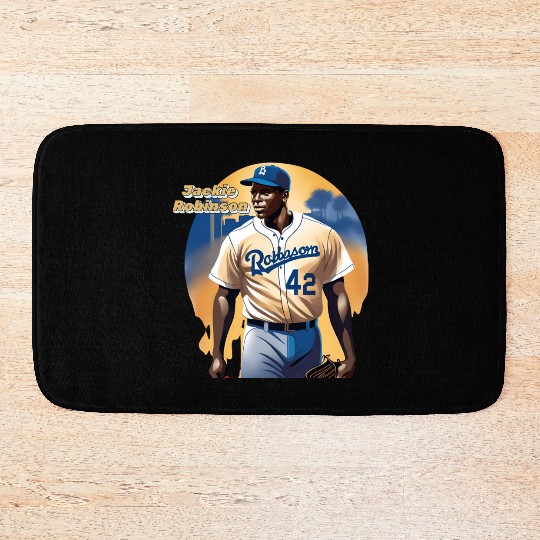 Jackie Robinson Bath Mats