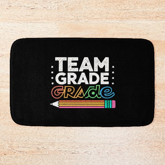 Team First Grade Bath Mats | Back to School Bath Mats