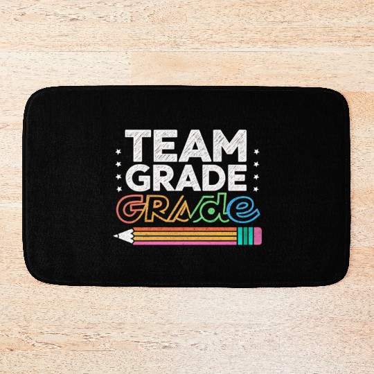 Team First Grade Bath Mats | Back to School Bath Mats