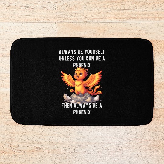 Always Be Yourself - Phoenix Bath Mats