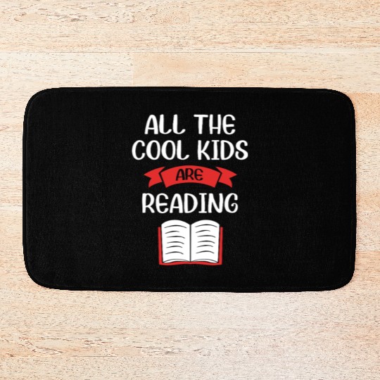 Reading Teacher Library Book Bath Mats