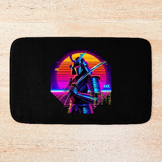 Samurai Neon Bath Mats