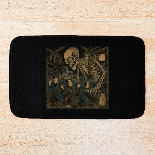 Giant Skeleton Surprise – Edo Panic Marmot Bath Mats