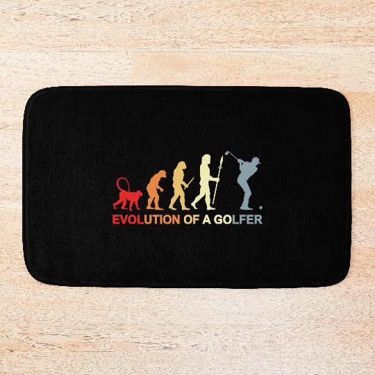Golfer Evolution Bath Mats