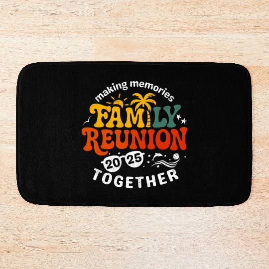 Family Reunion 2025 Matching Group Vacation Bath Mats