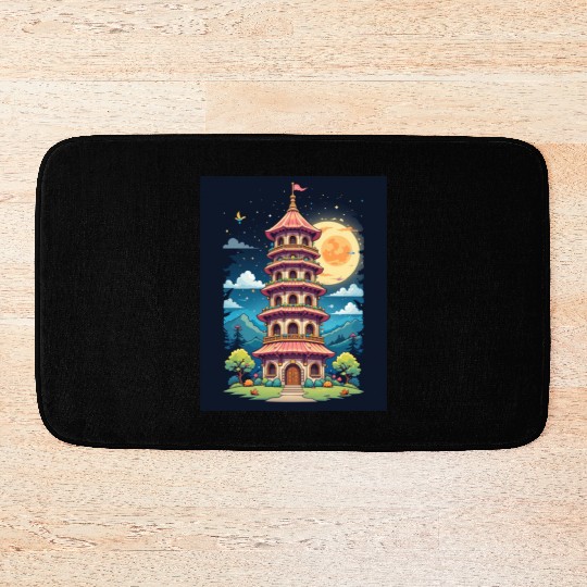 Twilight Temple Glow Bath Mats
